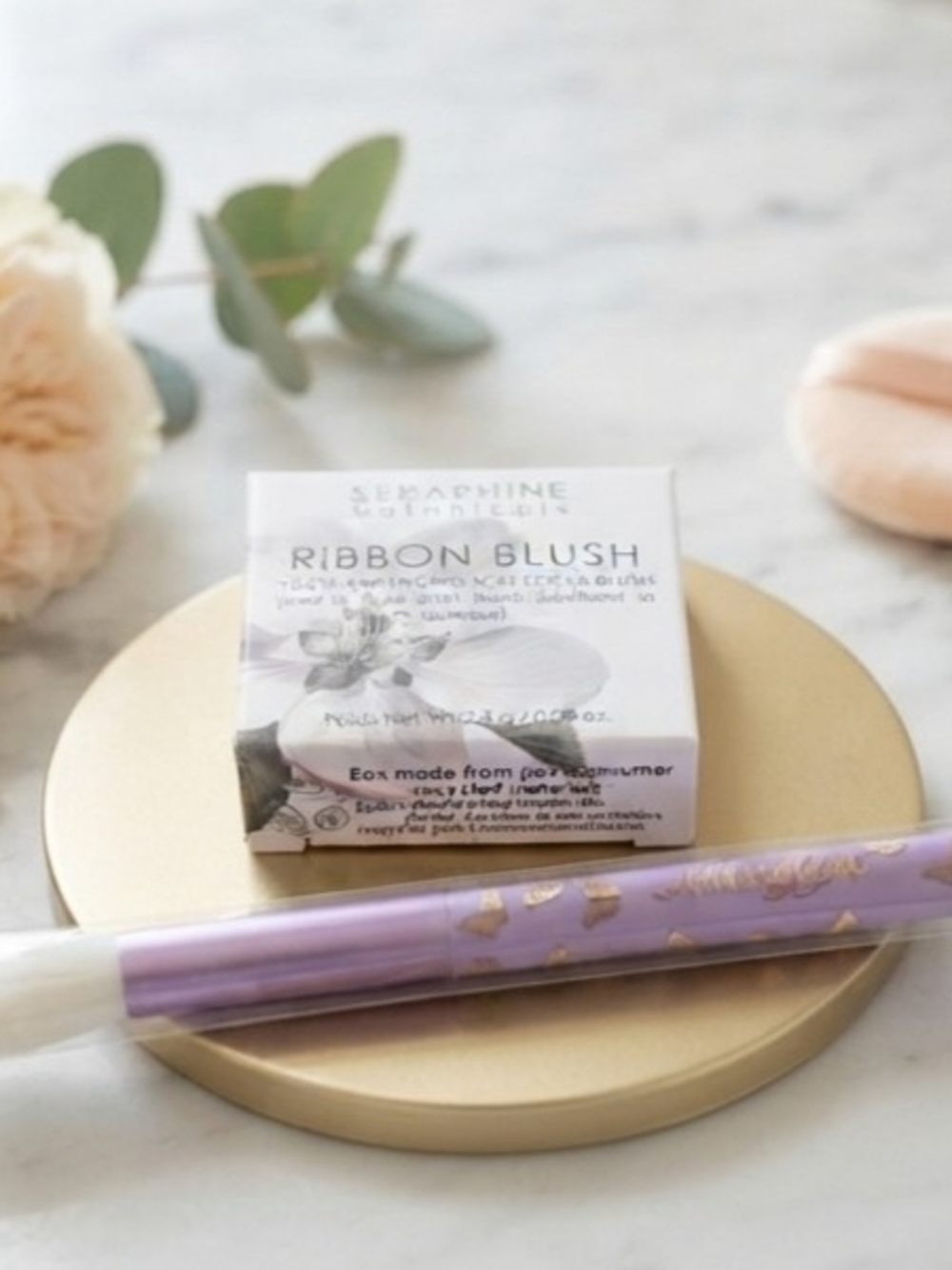 Seraphine Botanicals Ribbon Blush & SLMissglam Precise Face Brush Bundle
